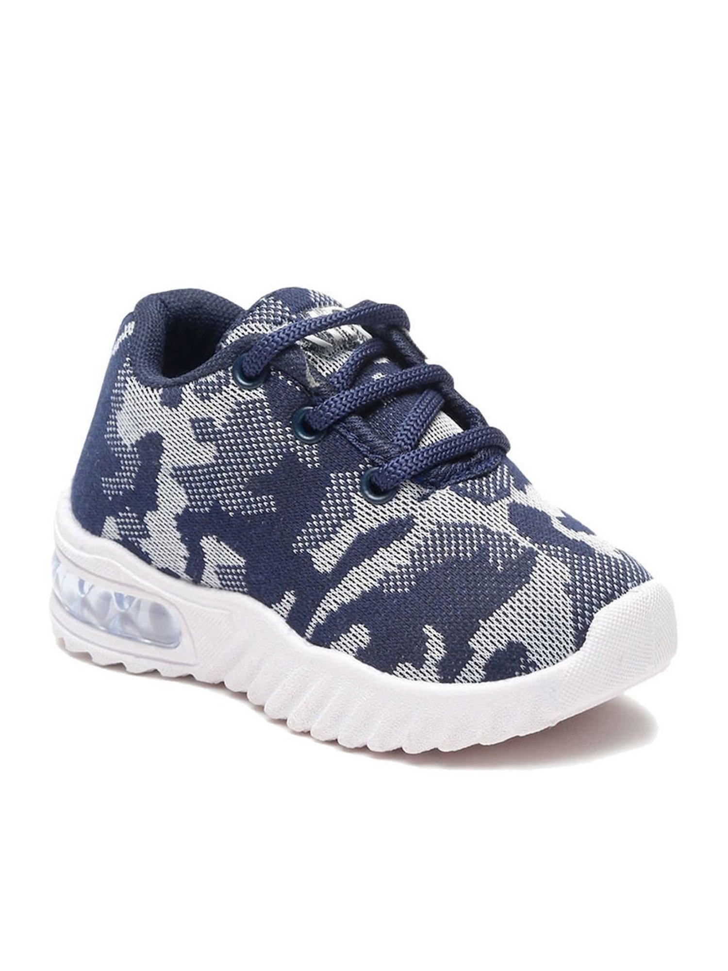 Tiny Bugs Kids Blue Lace Up Shoes