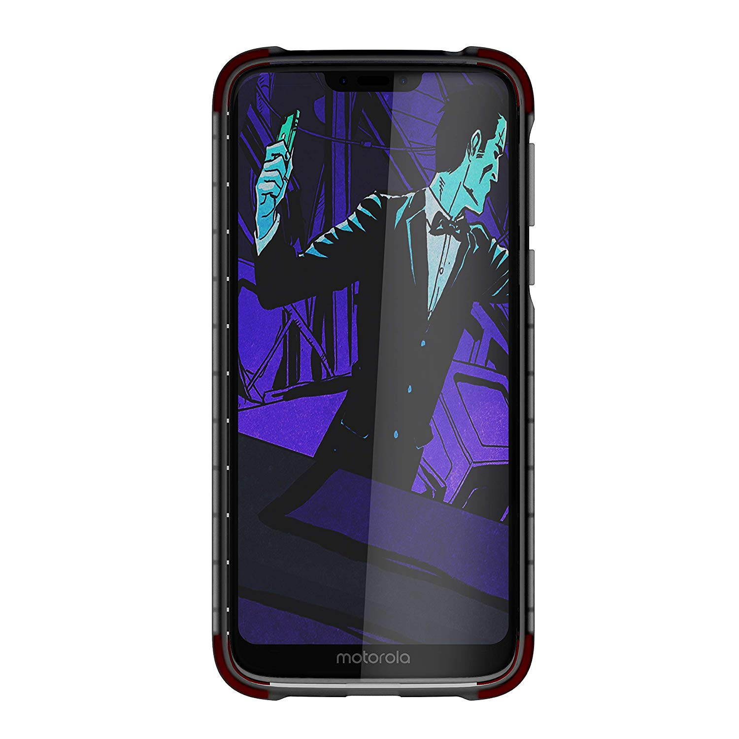 Ghostek Covert Clear Moto G7 Play Case with Super Slim Military Grade Armor Design Shockproof Heavy Duty Protection Scratch Resistant Back and Non-Slip Grip 2019 Moto G7 Play (5.7 Inch) - (Clear)