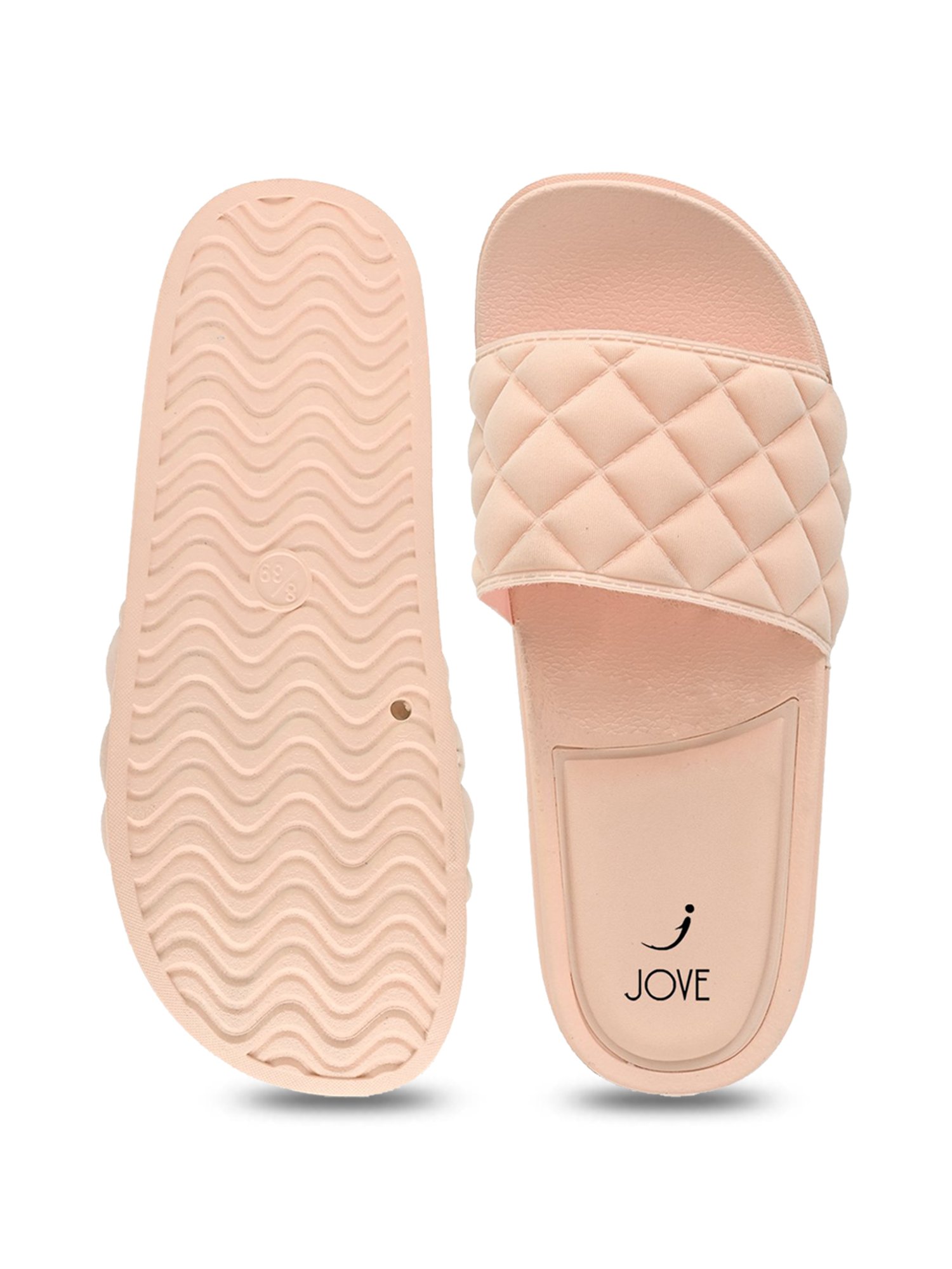 Jove Women's Pink Slides