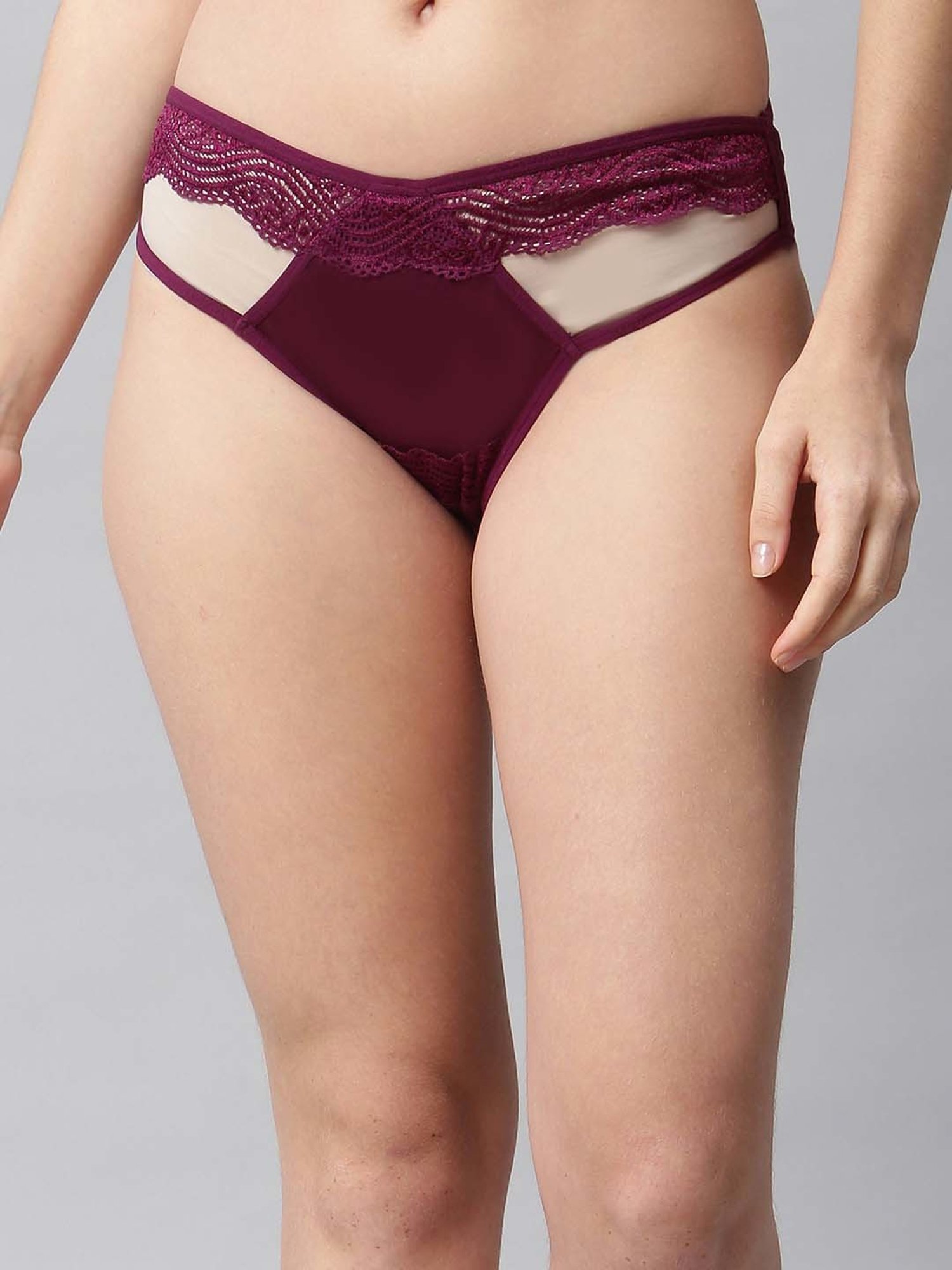 Cukoo Purple Lace Bikini Panty