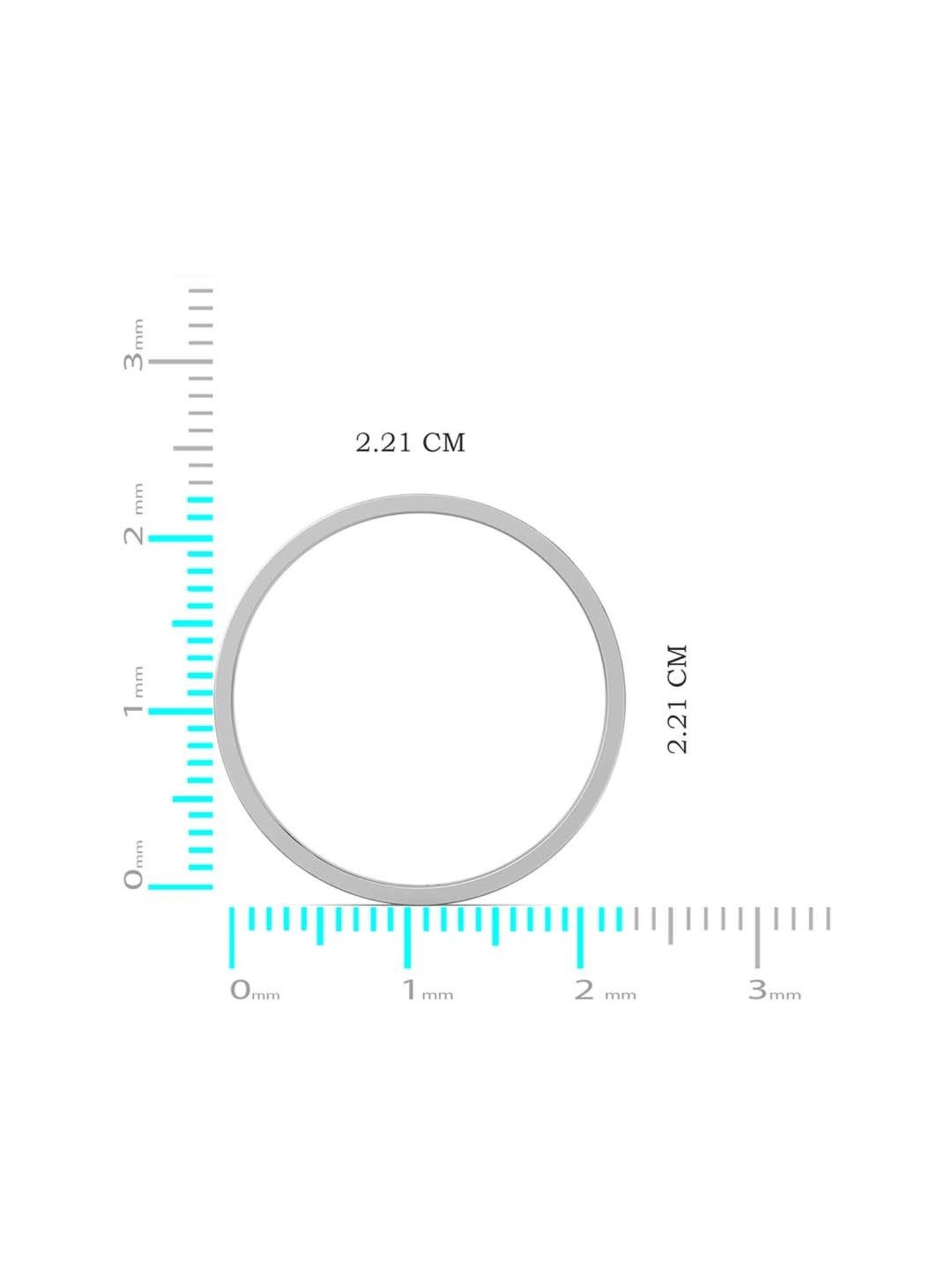Joyalukkas Polished Extravagant Men's Platinum Ring