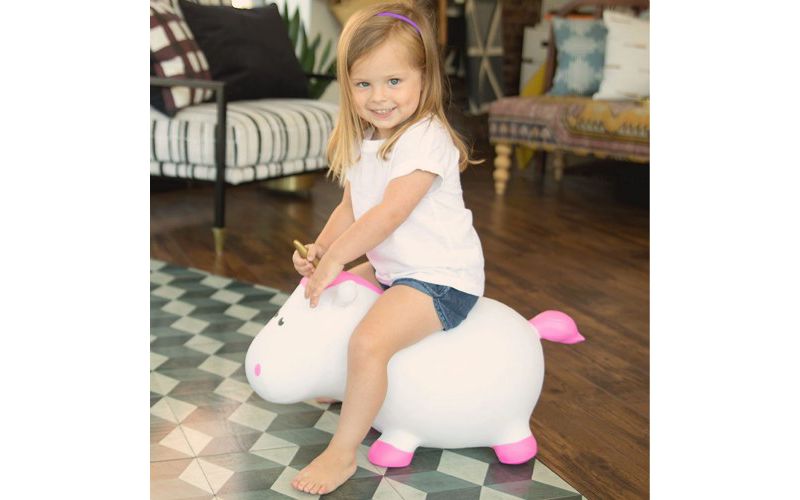Farm Hoppers Fantasy Inflatable Bouncing Unicorn
