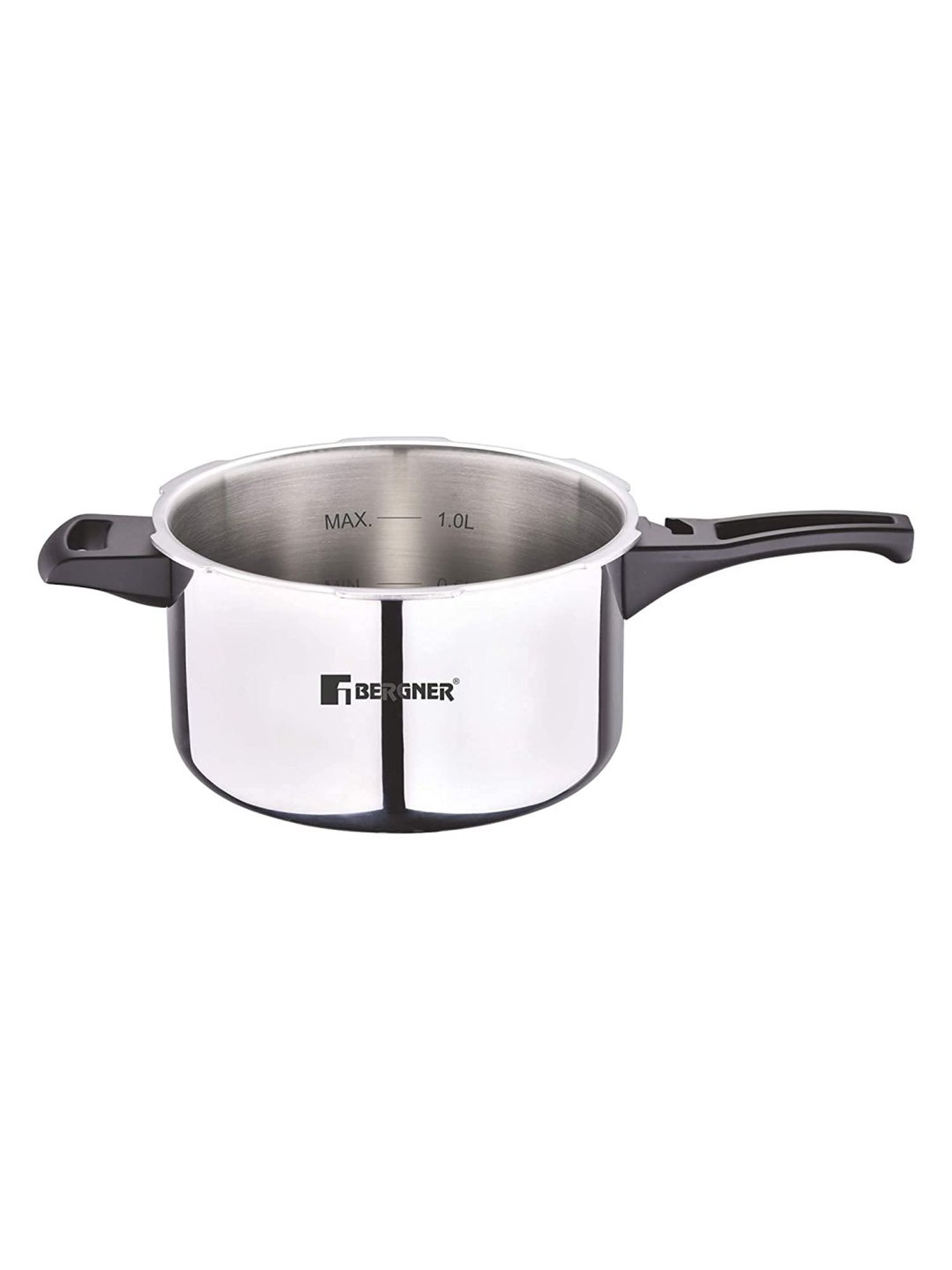 Bergner Argent Elements Silver Triply Stainless Steel Pressure Cooker (1500 ml) - Set of 1