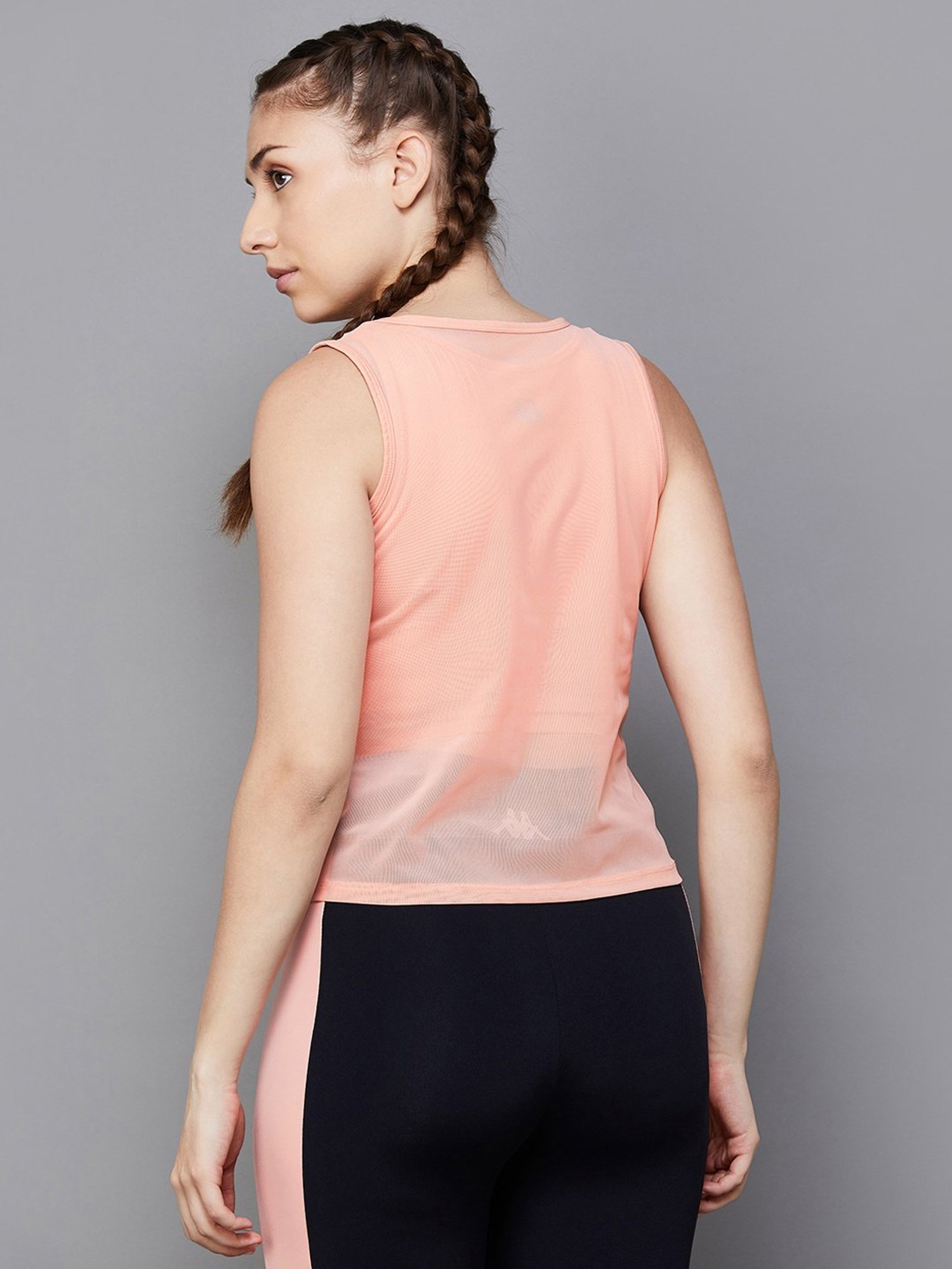 KAPPA Peach Regular Fit Sports T-Shirt