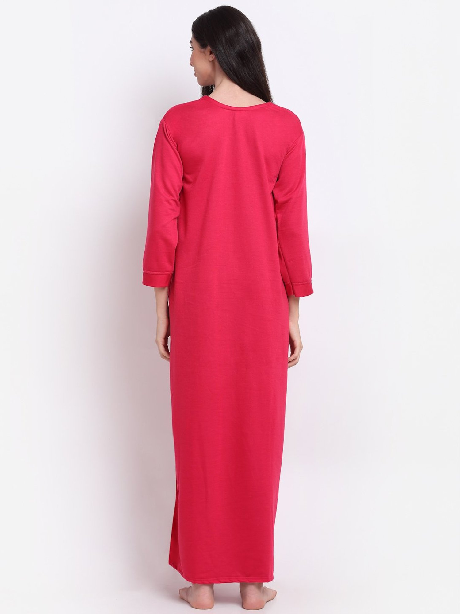 Secret Wish Pink Embroidered Night Gown