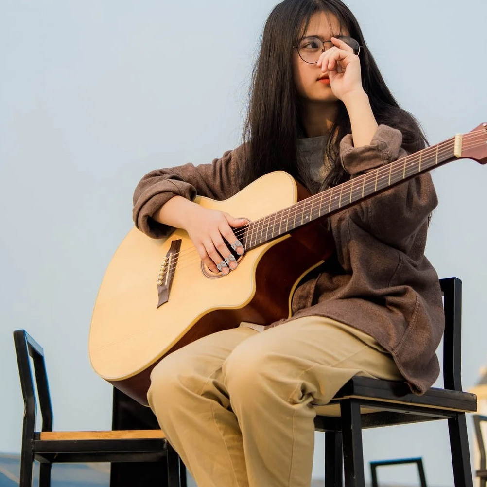 8 PCS Adjustable Thumb Pick Stainless Steel Hollowed Index Finger Plectrum