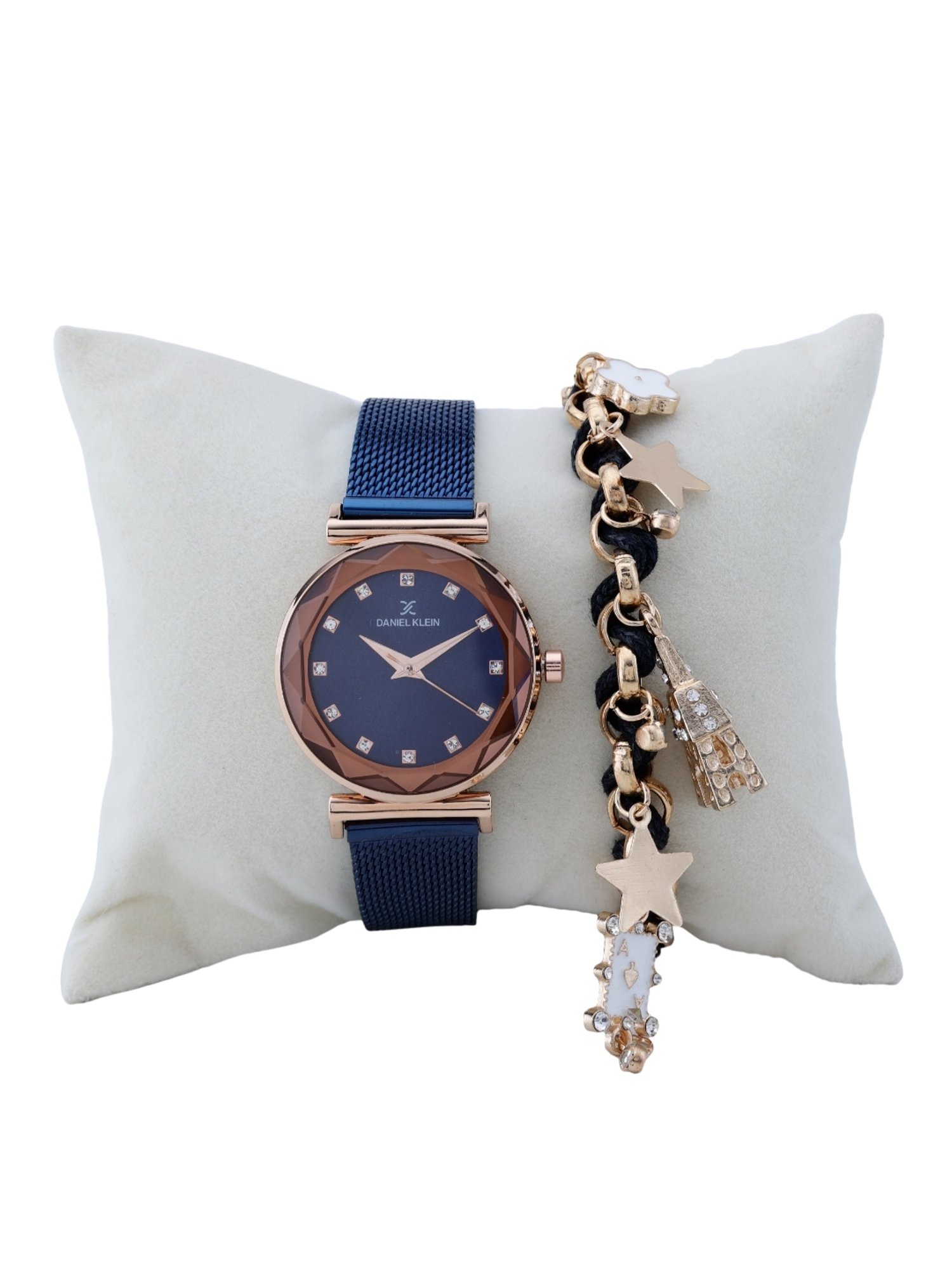 Daniel Klein DKG003-1 Analog Watch for Women With Bracelet