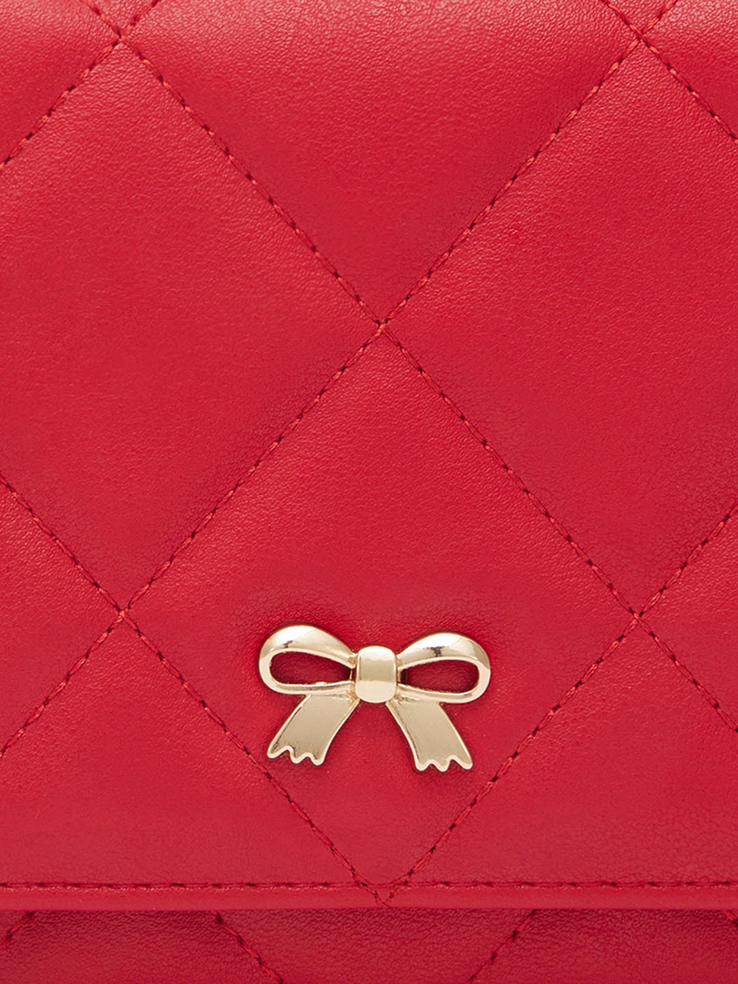 Globus Women Red Textured Vegan Leather Pouch Sling Bag