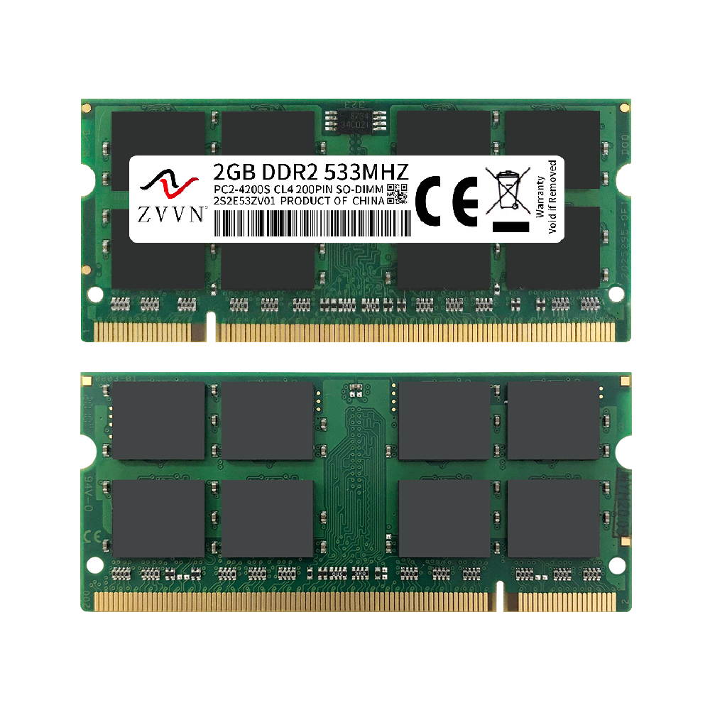 ZVVN 2GB 200-Pin DDR2 SO-DIMM DDR2 533 (PC2 4200) Laptop Notebook Memory Model 2S2E53ZV01