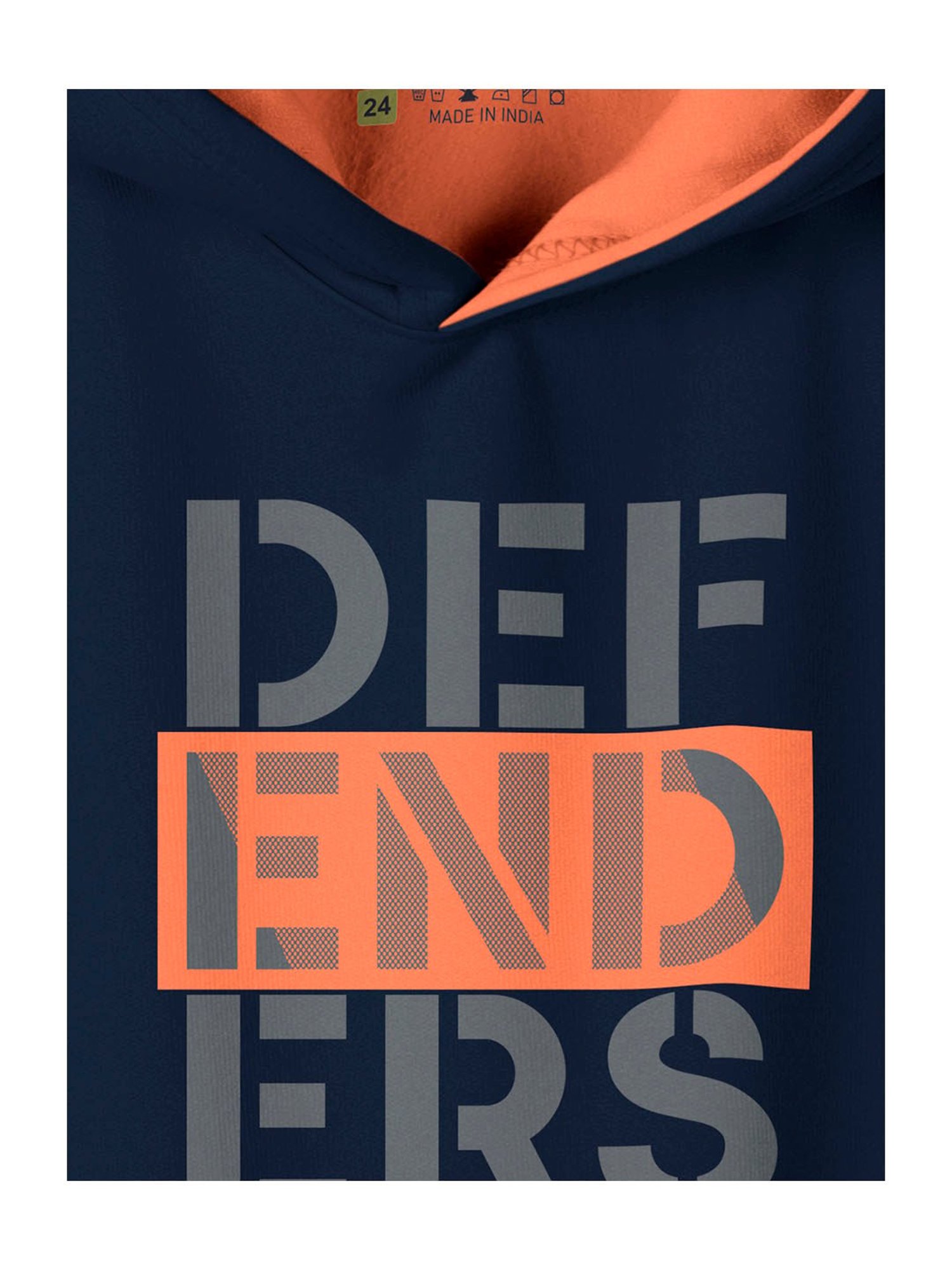 HELLCAT Kids Navy Graphic Print Full Sleeves Sweatshirt