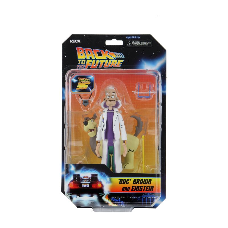 Back to the Future - 6" Scale Action Figure - Toony figure "Doc and Einstein"