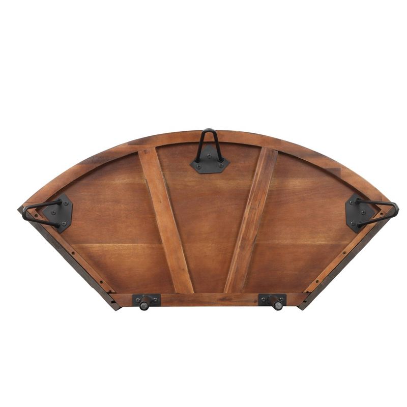 Melani Corner TV Stand for upto 41" Dark Brown - Summerland Home