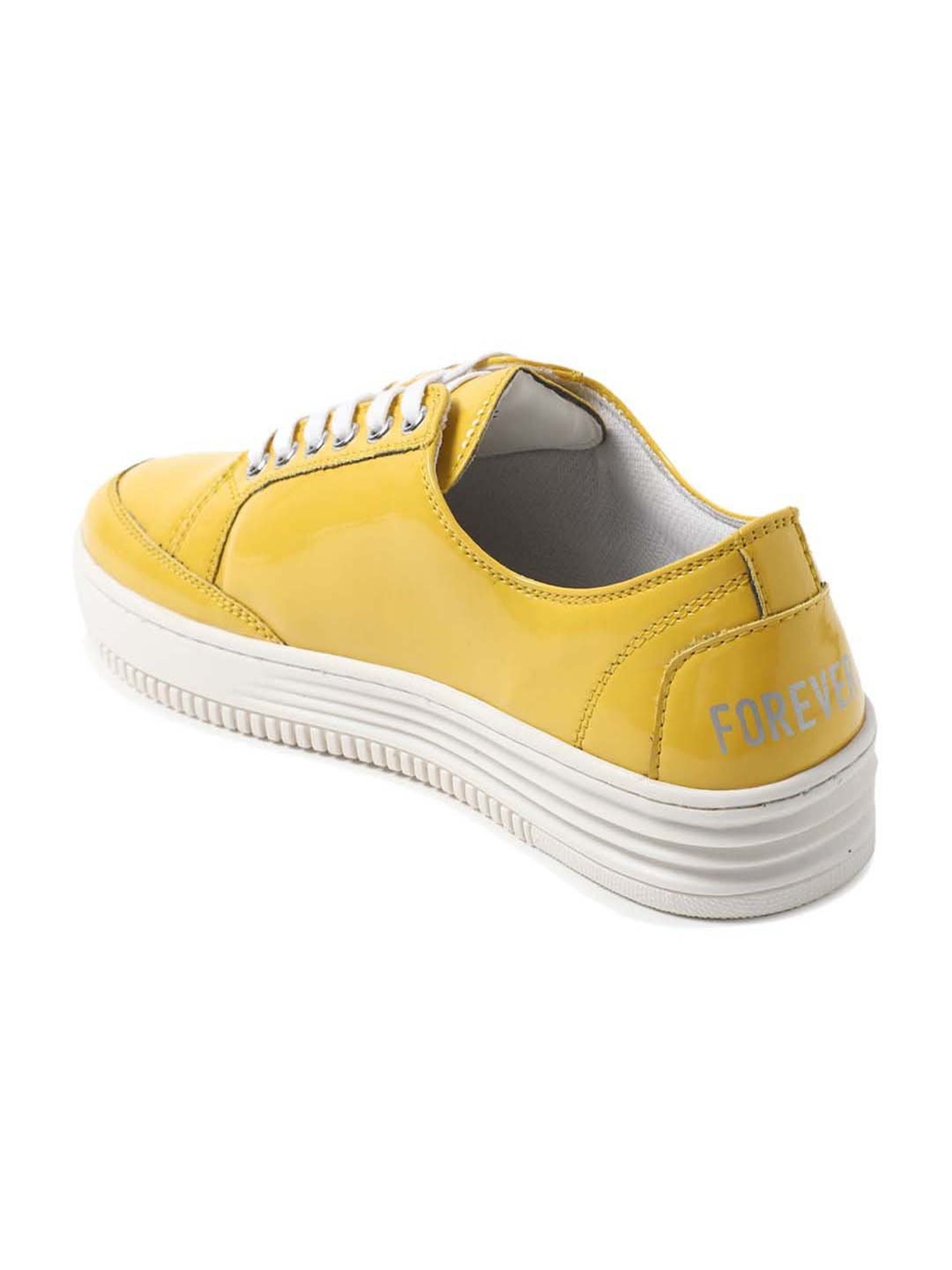 Forever 21 Women's Yellow Casual Sneakers
