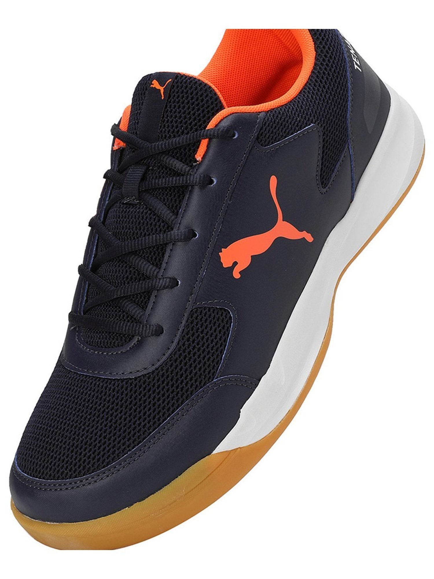 Puma Men's Ad-Court Navy Indoor Court Shoes