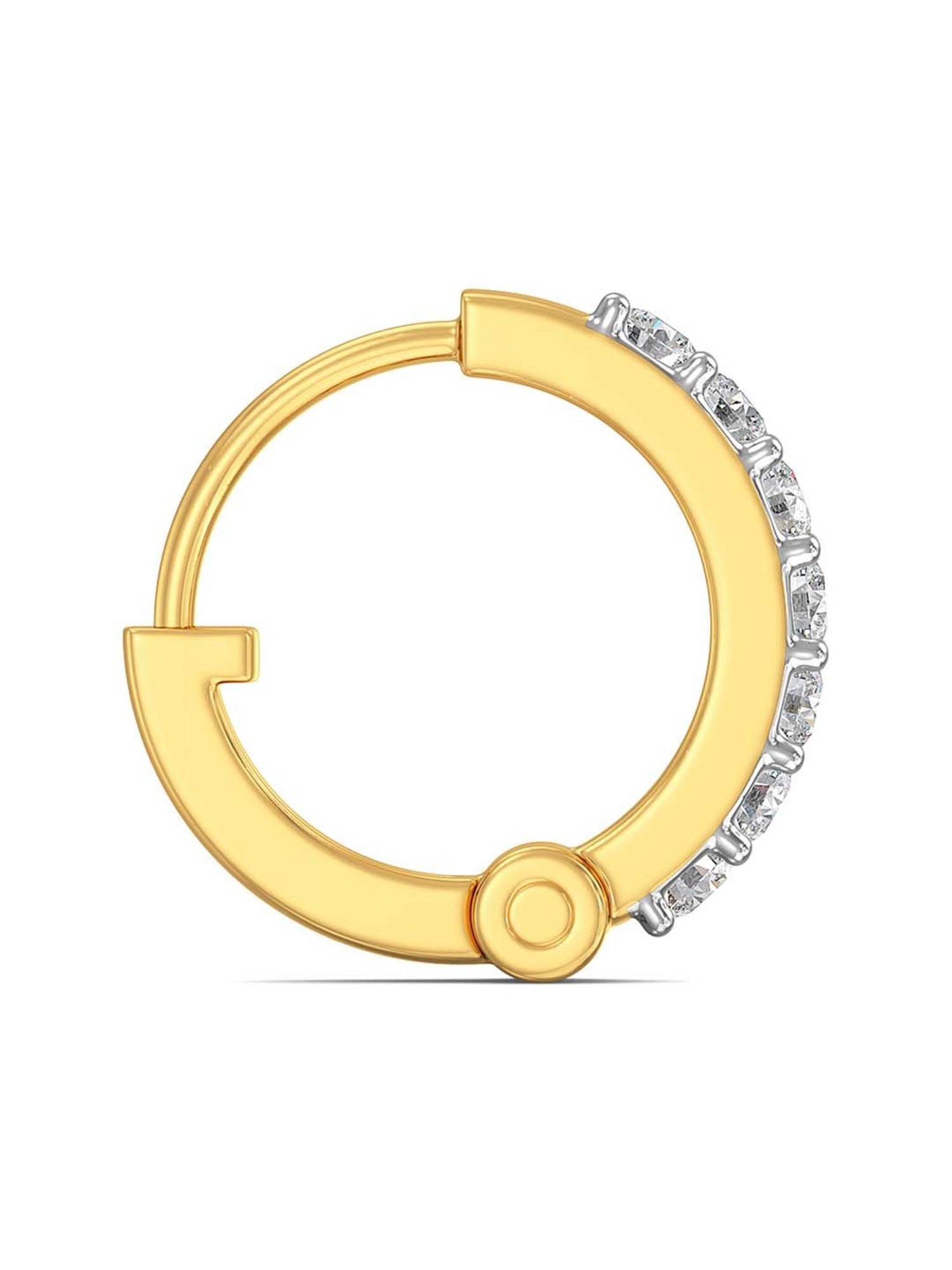 Joyalukkas 18 kt Gold & Diamond Nose Ring