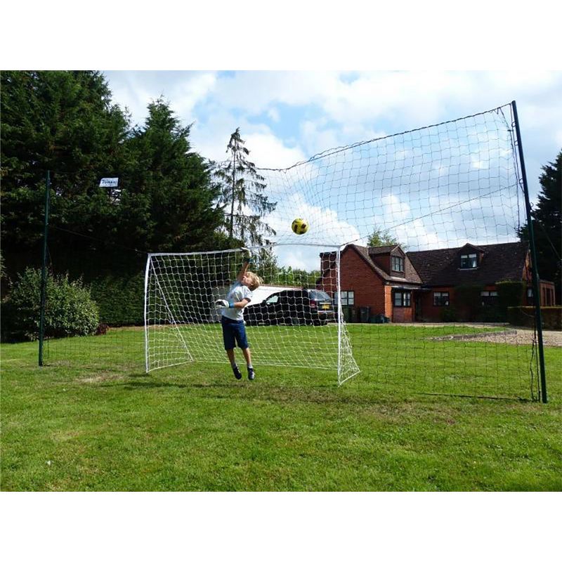 Open Goaaal JX-OGFS1 Adjustable Soccer Practice Net Rebounder Backstop with Training Goal, Standard Size