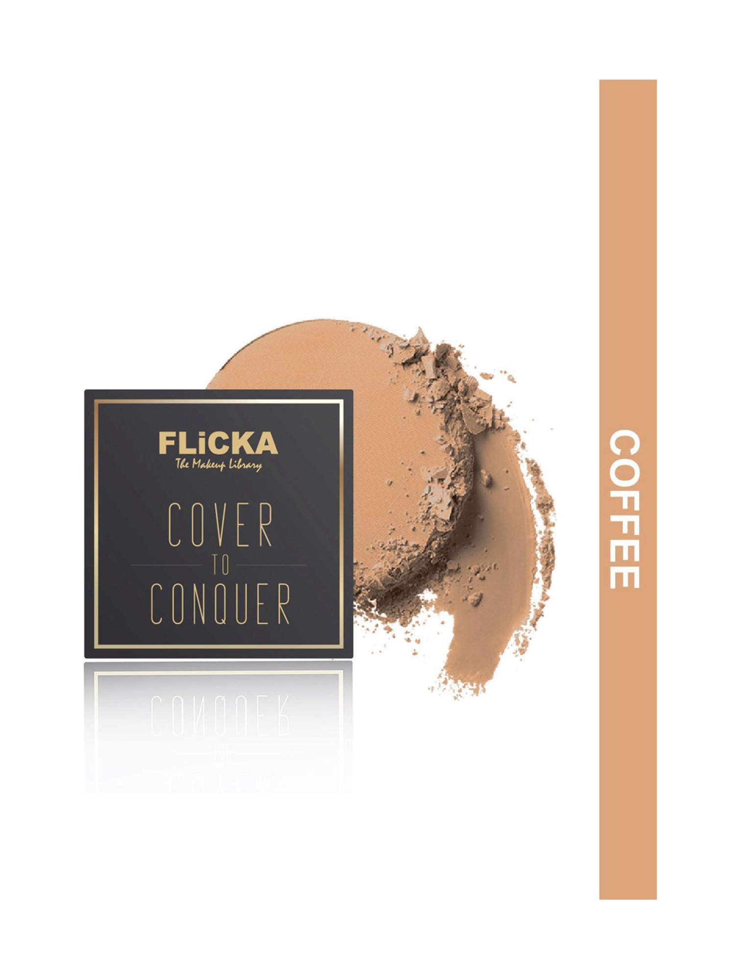 FLiCKA Cover To Conquer Compact 05 Coffee - 9 gm