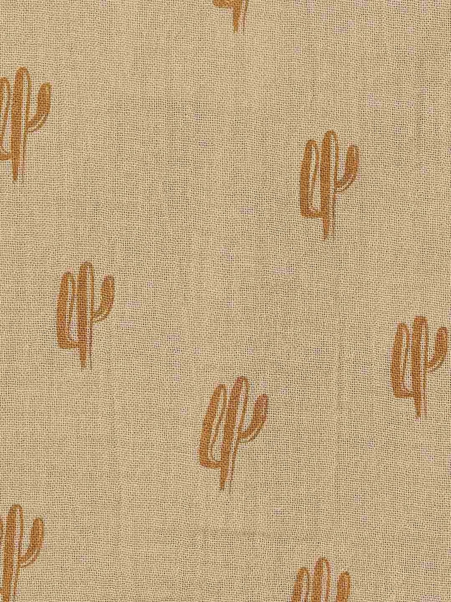 Juniors by Lifestyle Beige Cotton Printed Shirt