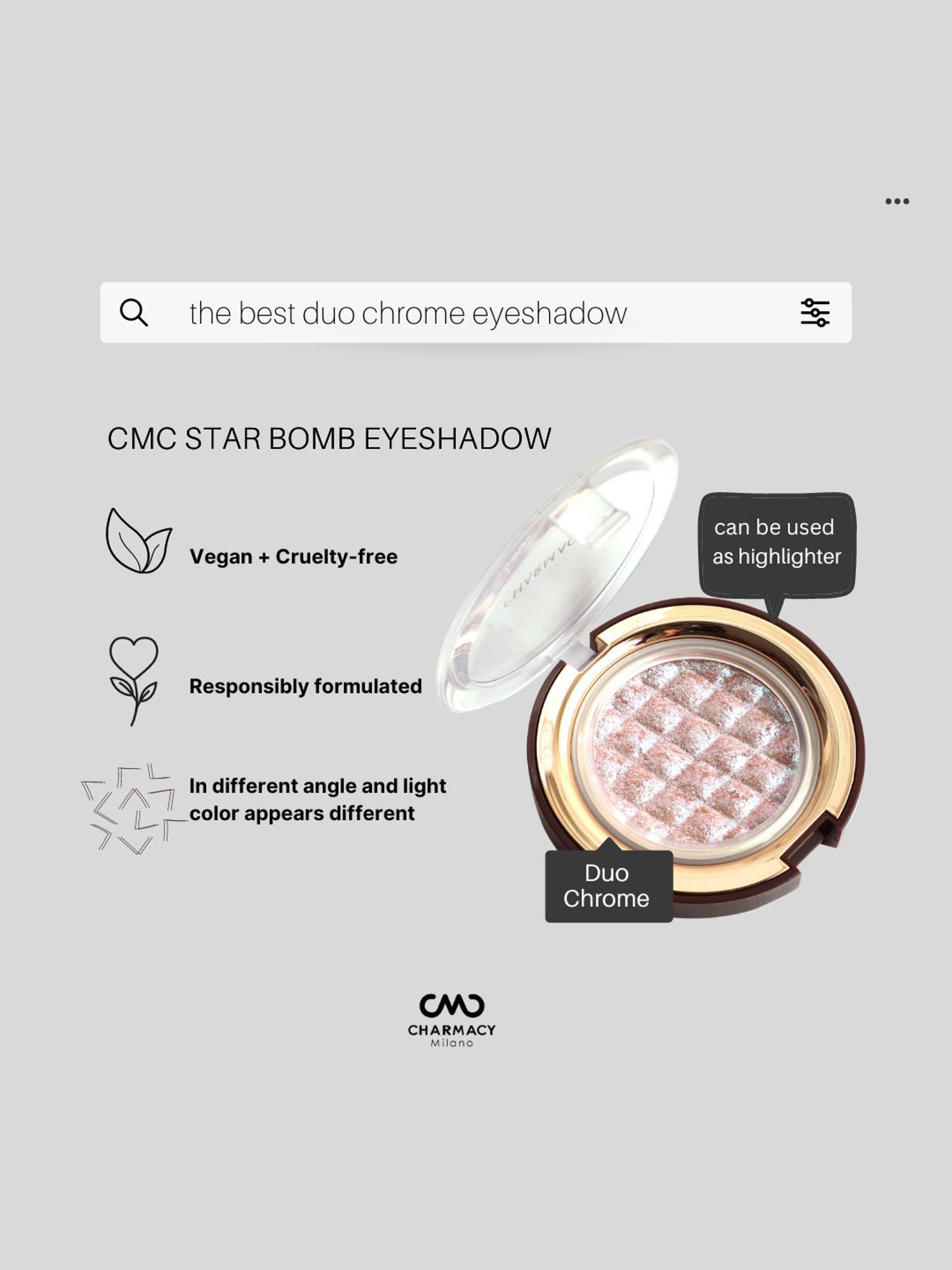 CHARMACY Milano Star Bomb Eyeshadow 003 - 3.2 gm