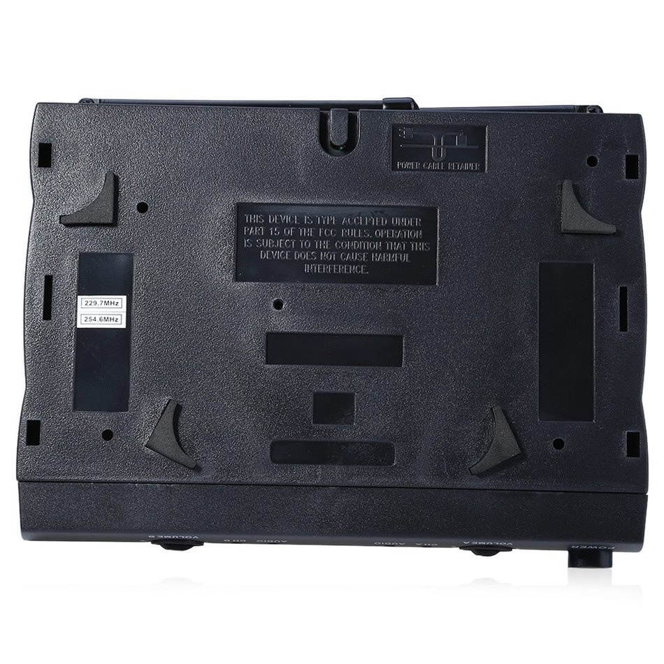 WEISRE PGX58 Omni Directional Wireless Microphone System Dual Mic for Karaoke Party KTV