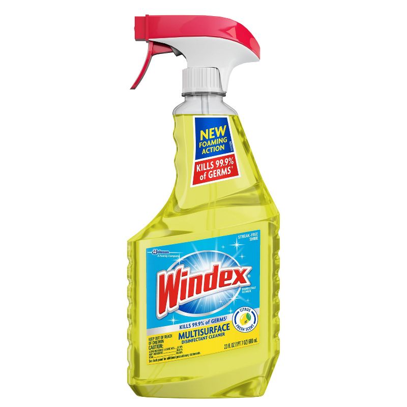 Windex Disinfectant Cleaner Multi-Surface Citrus Fresh Spray - 23 fl oz