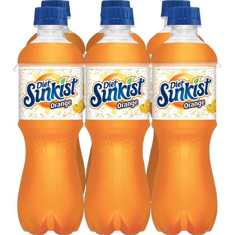 Diet Sunkist Orange Soda - 6pk/16 fl oz Bottles
