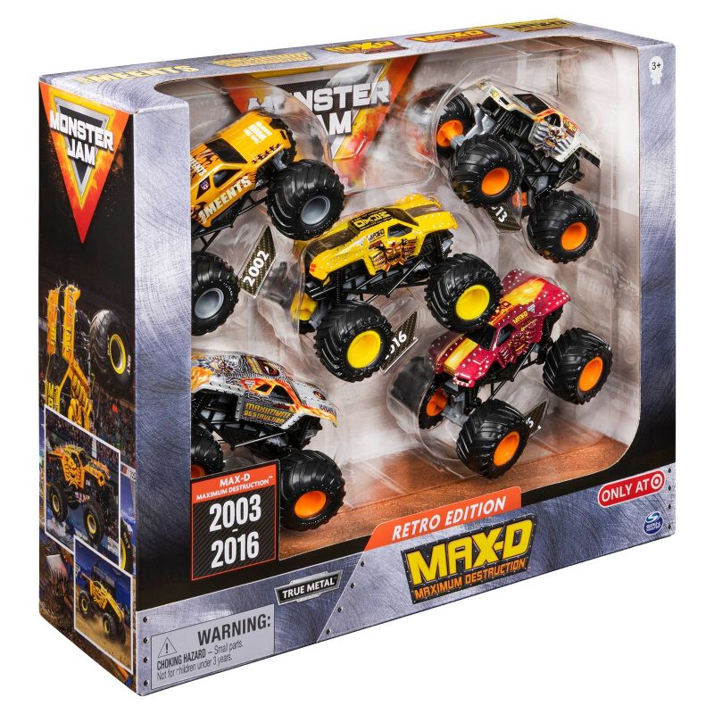 Monster Jam 1:64 Scale - 5 pk Max D