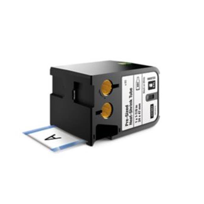 DYMO - XTL 1868812 Heat Shrink Tube Labels (54 mm) - Black on White - 2"