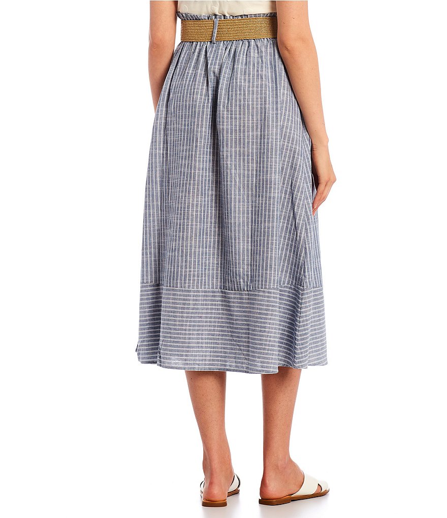 June & Hudson Side Slit Maxi Skirt