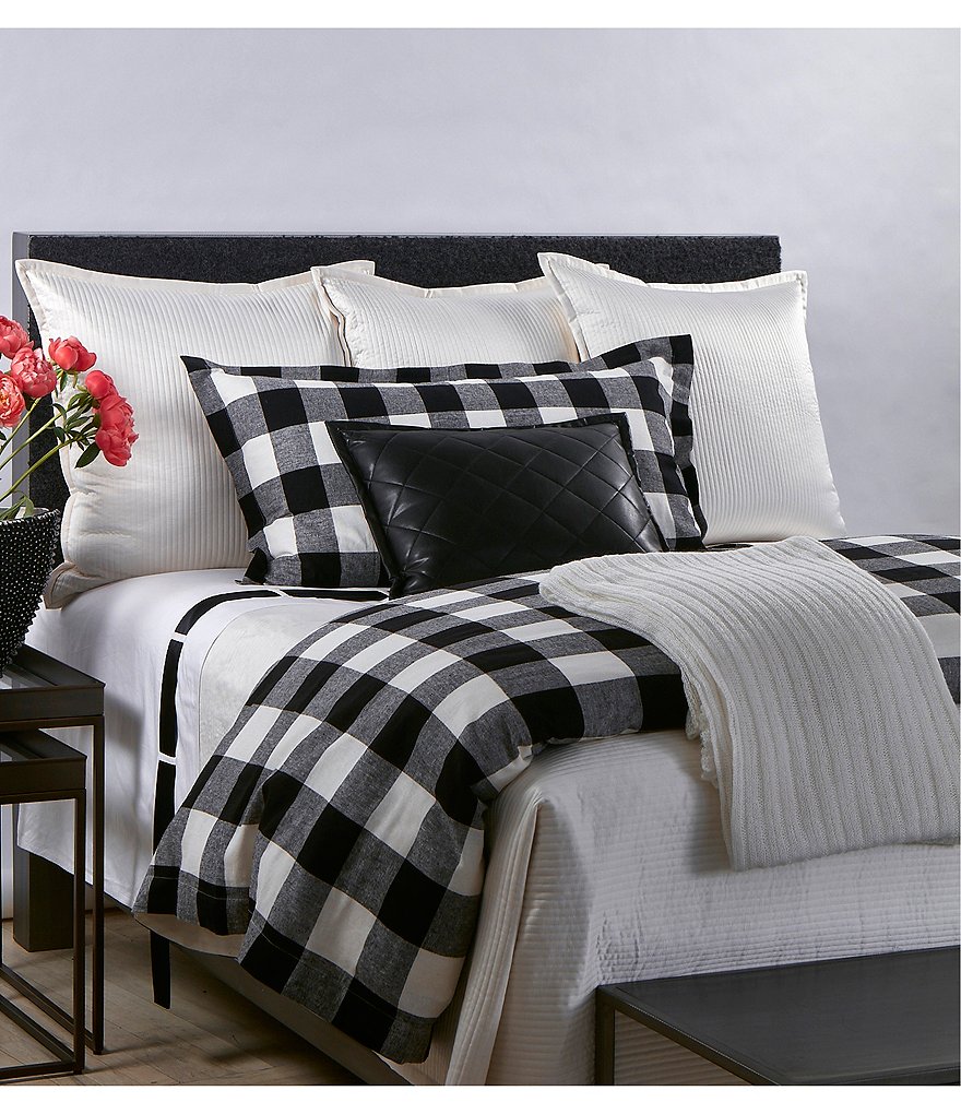 The Art of Home from Ann Gish Plaid Duvet Cover Mini Set