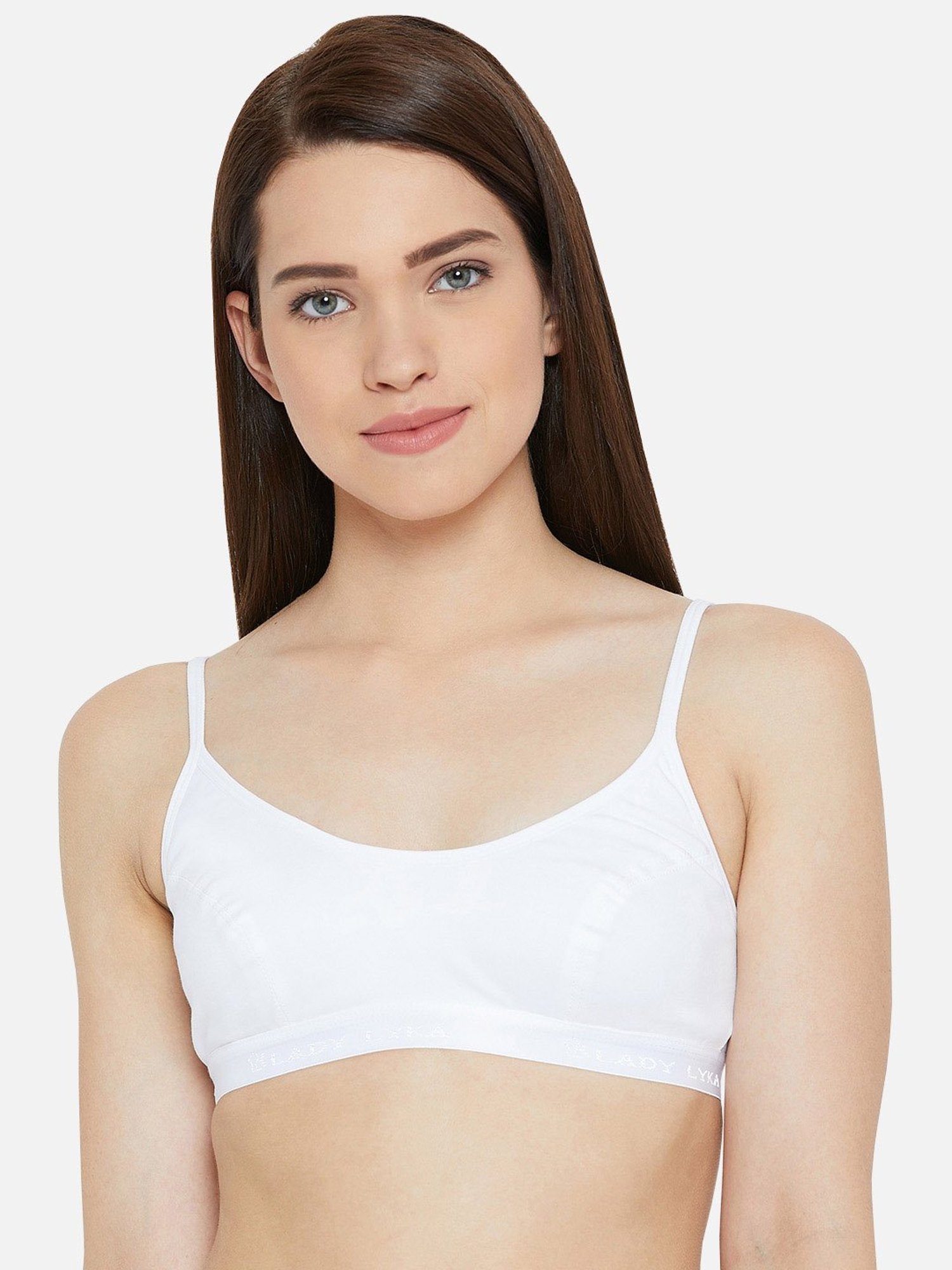 Lady Lyka Multicolor Non Wired Non Padded Sports Bra (Pack Of 2)