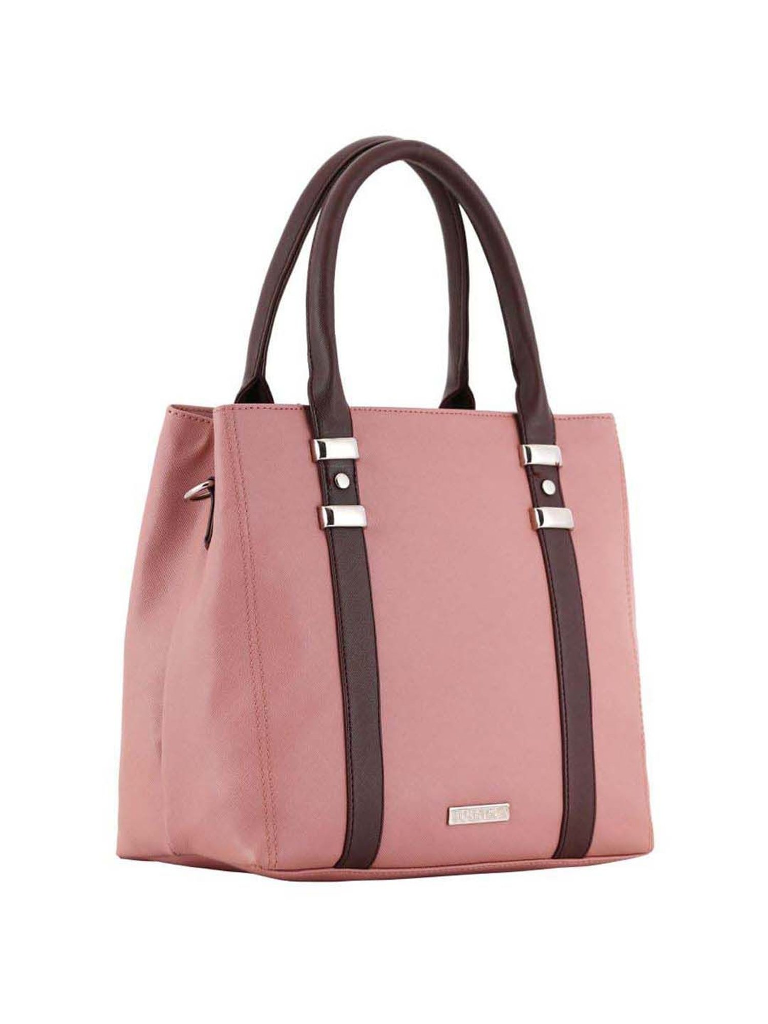 Toteteca Pink Solid Medium Handbag