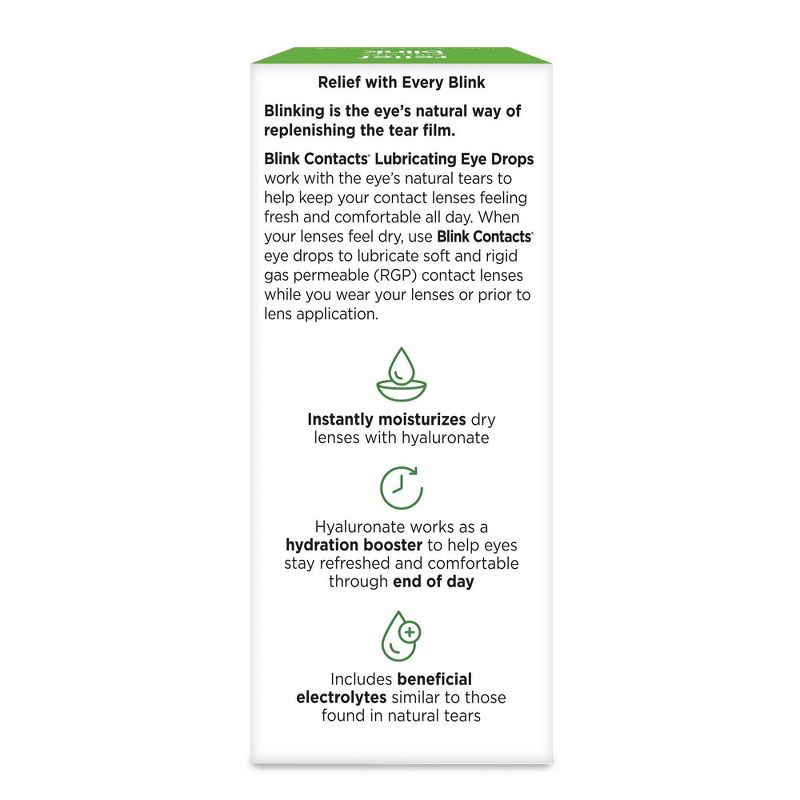 Blink Eye Drops for Contact Lenses - 0.34 fl oz