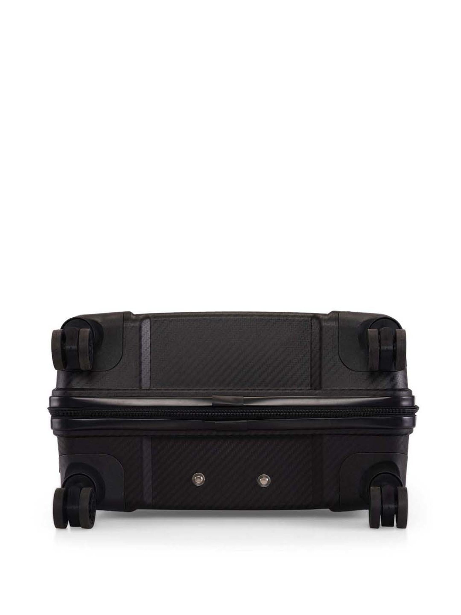 Swiss Brand Matterhorn Black Medium Hard Trolley Bag - 25 cm