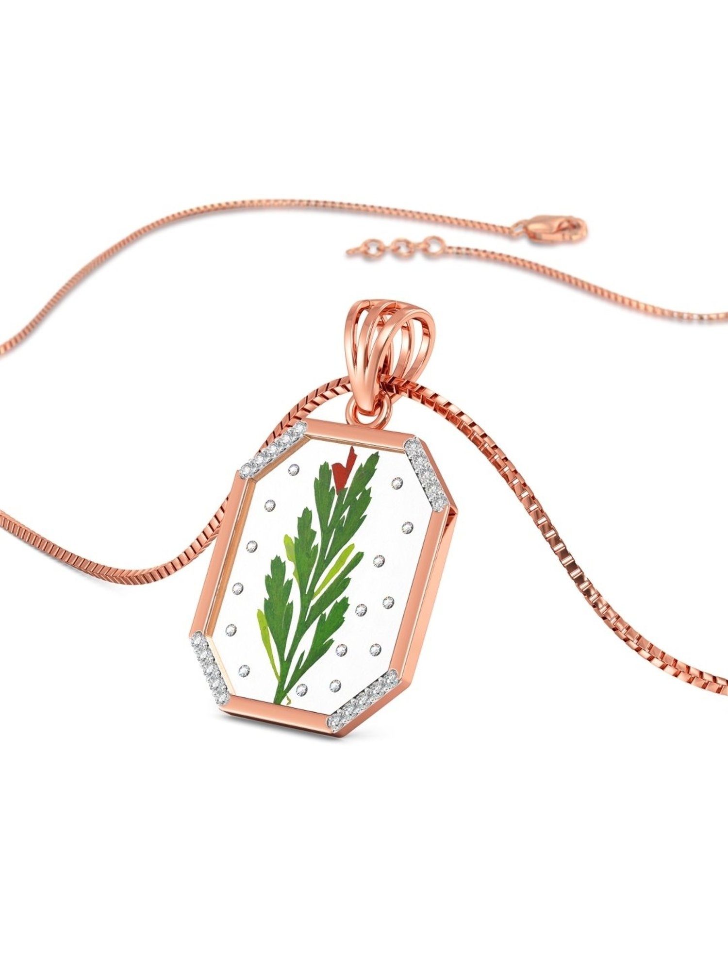 Joyalukkas 18k Gold Sparkle Diamond Pendant