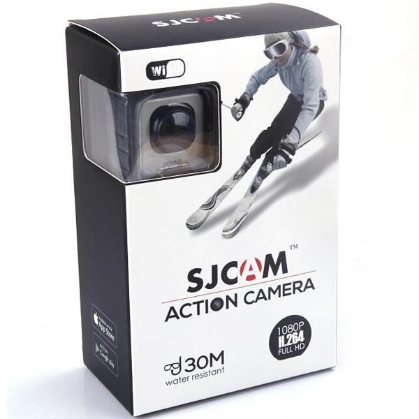 SJCAM M10 WIFI Version Novatek 96655 12MP 1080P Cube Mini Sports Action Camera - 1.5" LCD 170 Degree Wide Lens Waterproof Diving HD Camcorder AV Yellow