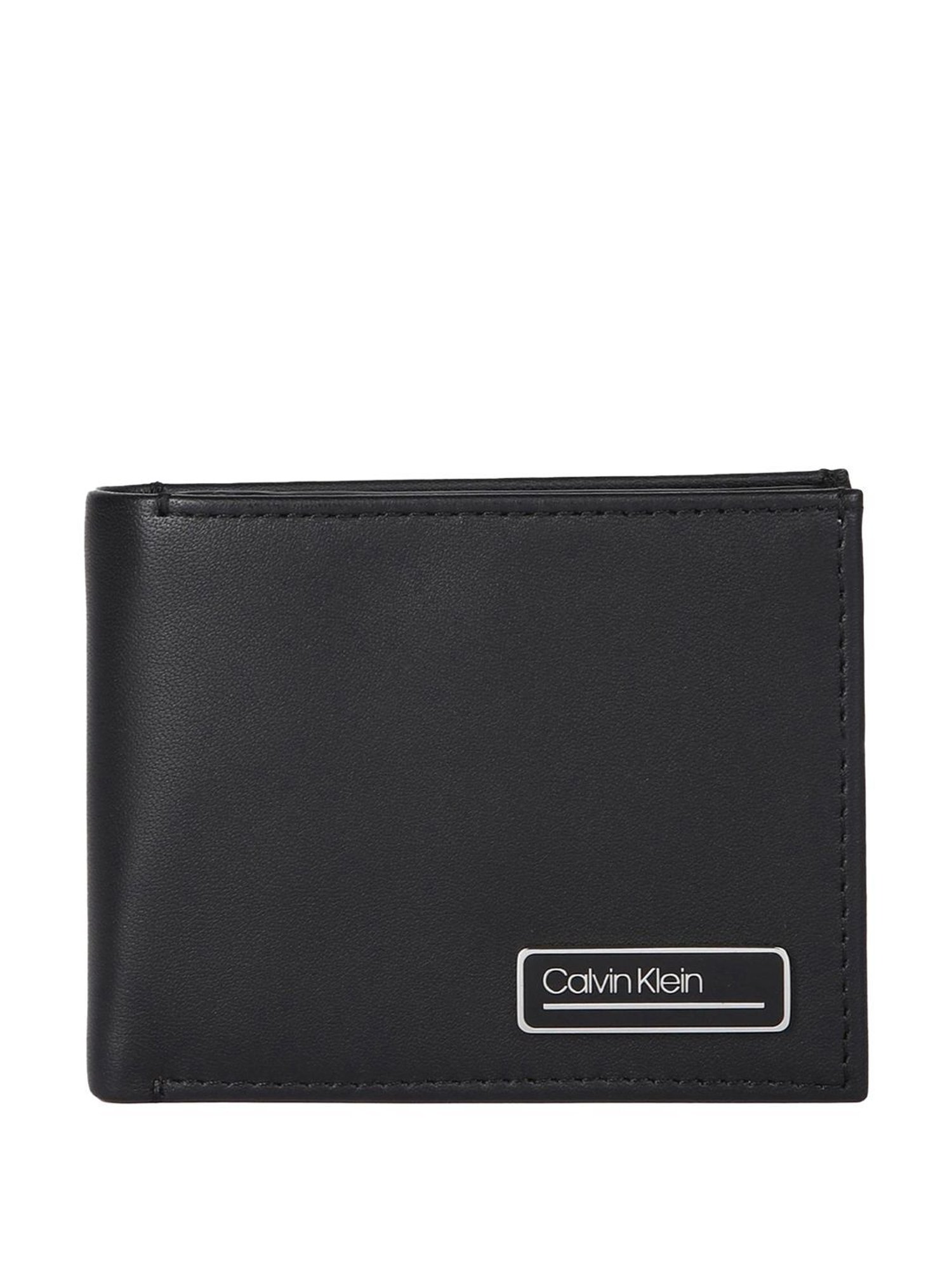 CALVIN KLEIN Black PRIMARY L 5CC Leather Bi-Fold Wallet