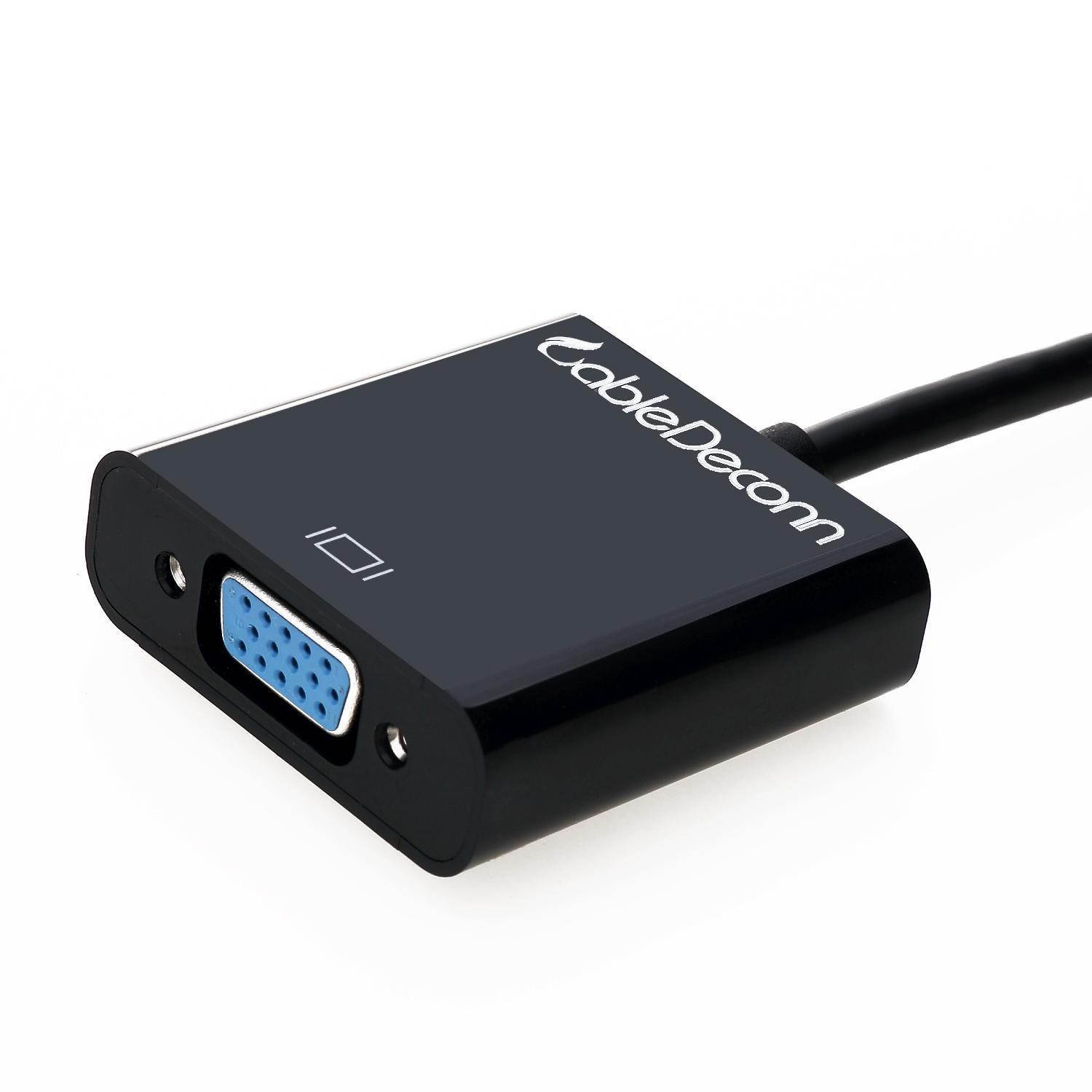 Thunderbolt Mini DisplayPort DP to VGA Female AV Adapter for Mac Macbook Pro