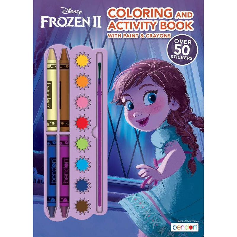 Frozen 2 Crayon & Paint -  (Paperback)