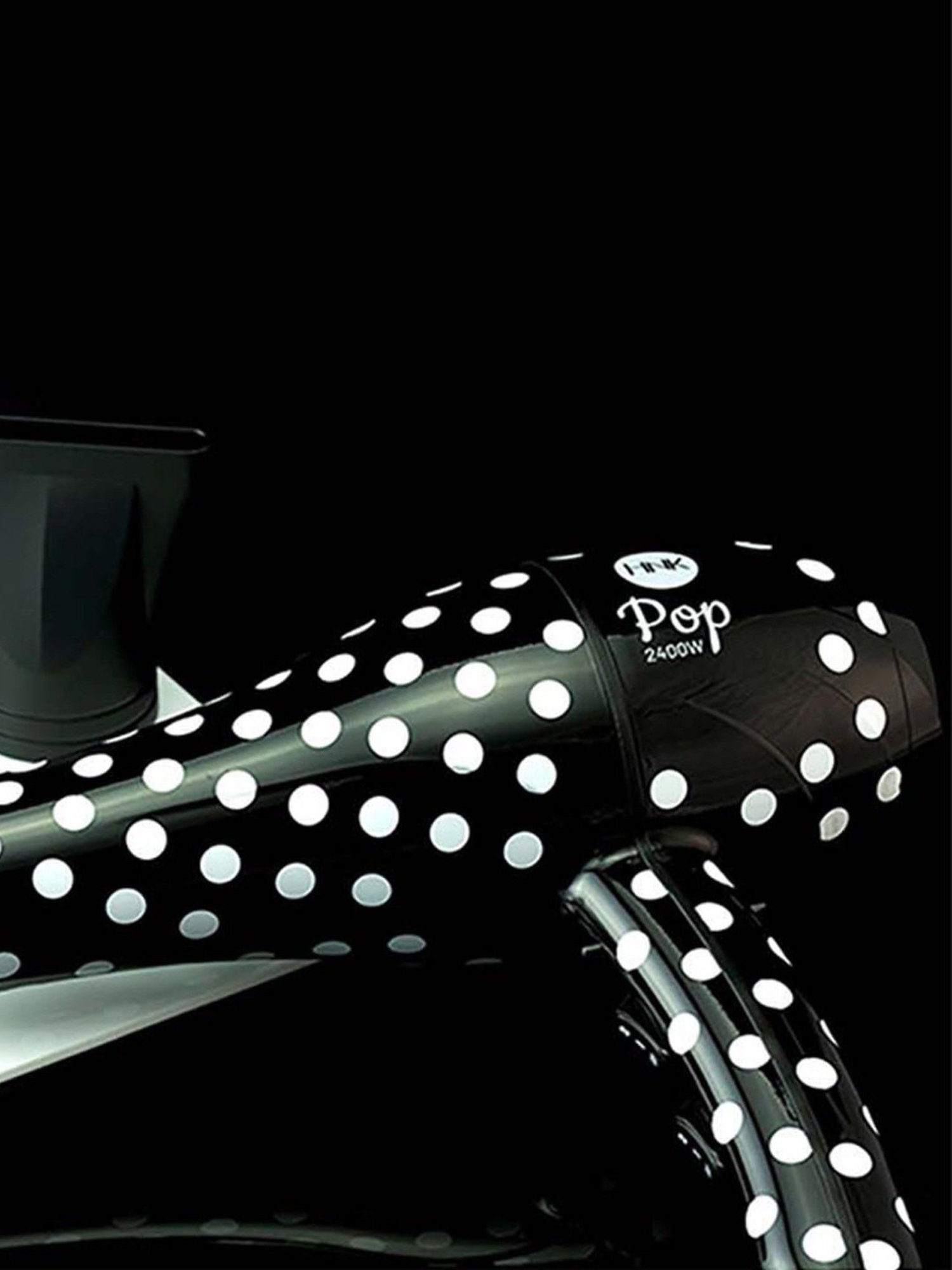 HNK Dryer POP 2400W Hair Dryer (Black and White)