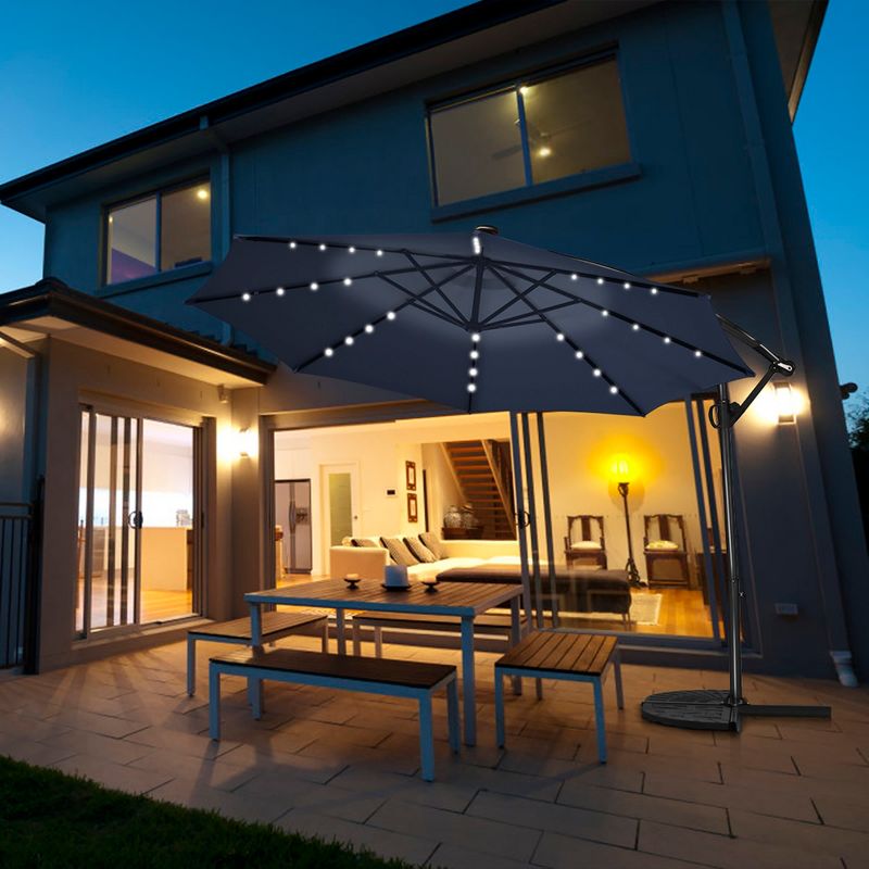 9' x 5' Rectangular Double Top Patio Outdoor Market Umbrella Emerald Green - Crestlive Products