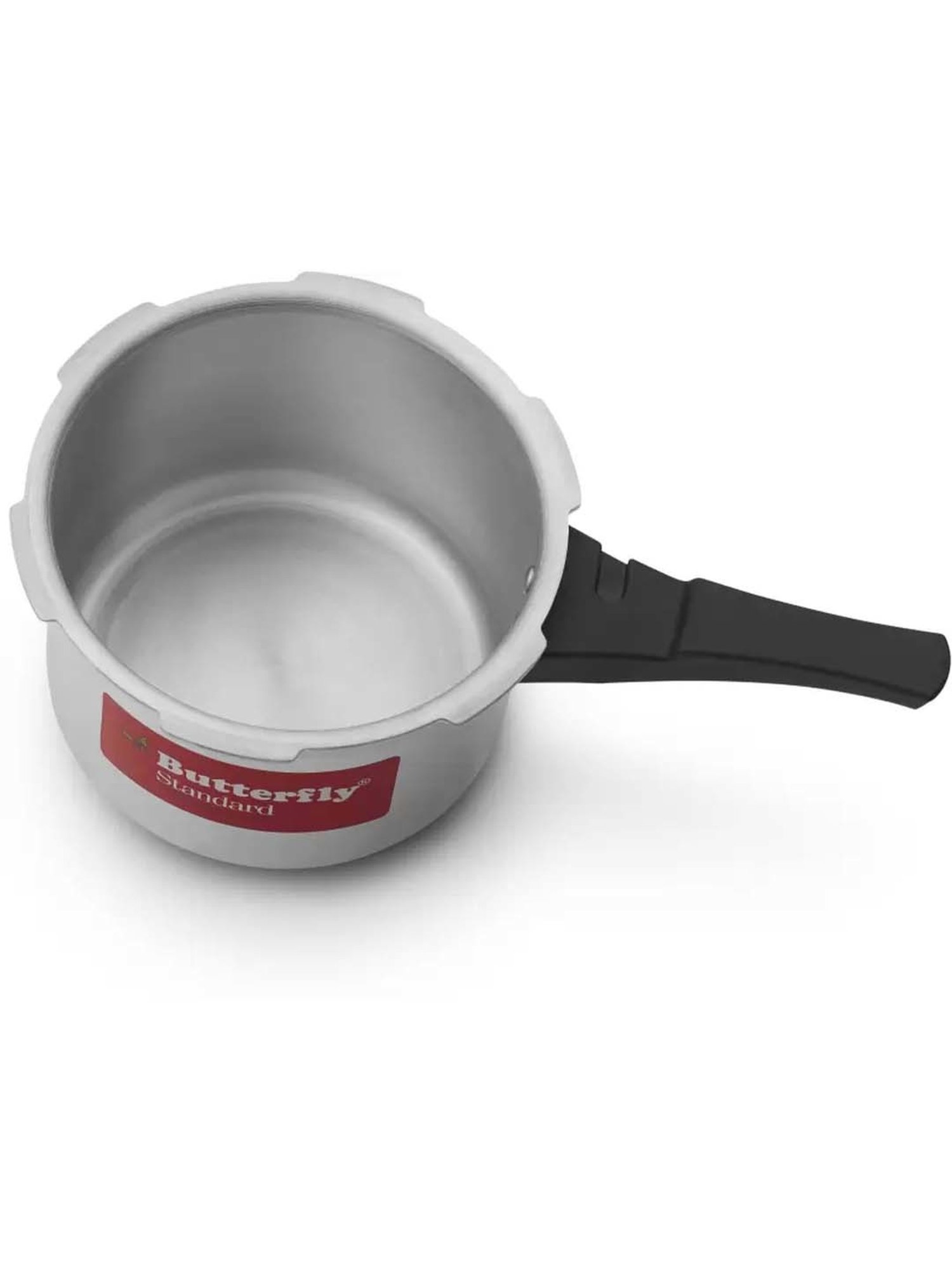 Borosil Silver Aluminium Pressure Cooker (5 L)