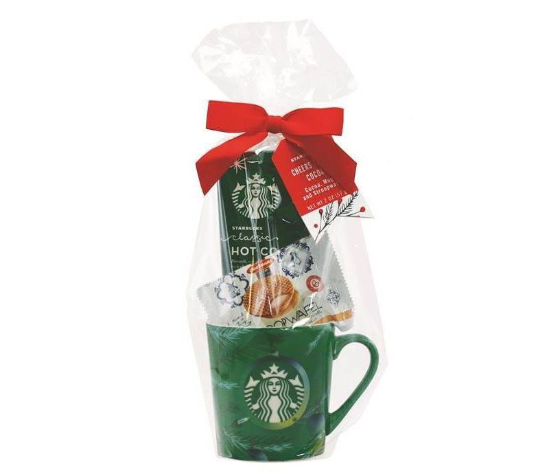 Starbucks Mug with Cocoa and Cookies
