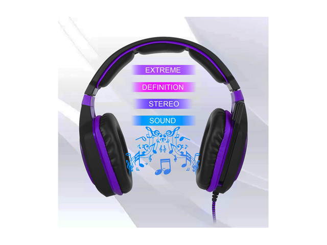 Anivia AH28 3.5mm Wired Gaming Headset with Microphone,Noise Isolating Volume Control for Pc/Mac/Ps4/Phone