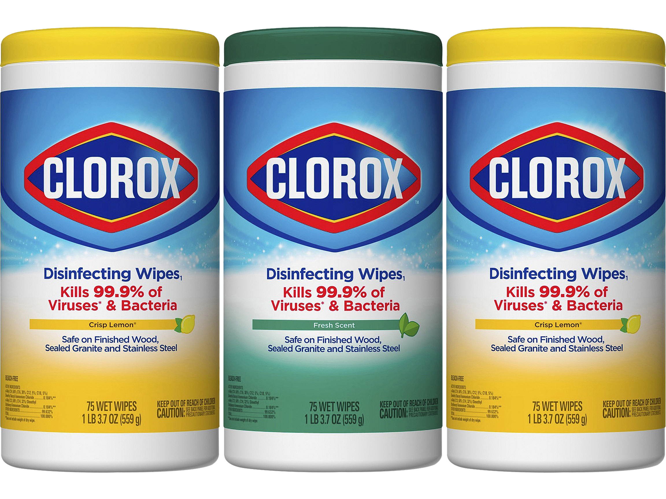 Clorox 30208CT Bleach-Free Disinfecting Wipes Value Pack