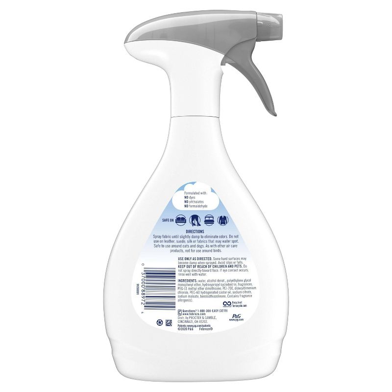 Febreze Heavy Duty Odor-Eliminating Fabric Refresher - Crisp Clean-  27 fl oz