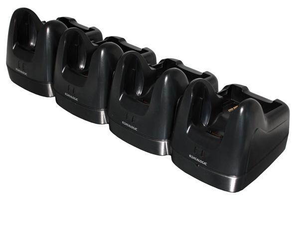 Datalogic 94A151135 DATALOGIC ADC  DISCONTINUED  REFER TO 94A150091  MULTI CHARGE ONLY DOCK  RECHARGES 4 TERMINALS AND 4 SPARE BATTERIES. POWER SUPPLY INCLUDED IN THE BOX. POWER CORD ORDERED SEPARATEL