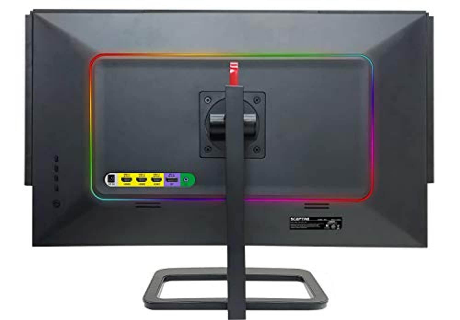 Sceptre IPS 27 inch QHD LED Monitor 2560x1440 HDR400 HDMI DisplayPort up to 144Hz 1ms Height Adjustable Gaming Blinders Included Build-in Speakers, Gunmetal Black 2021 (E275B-QPN168+) (E275B-QPN168+)