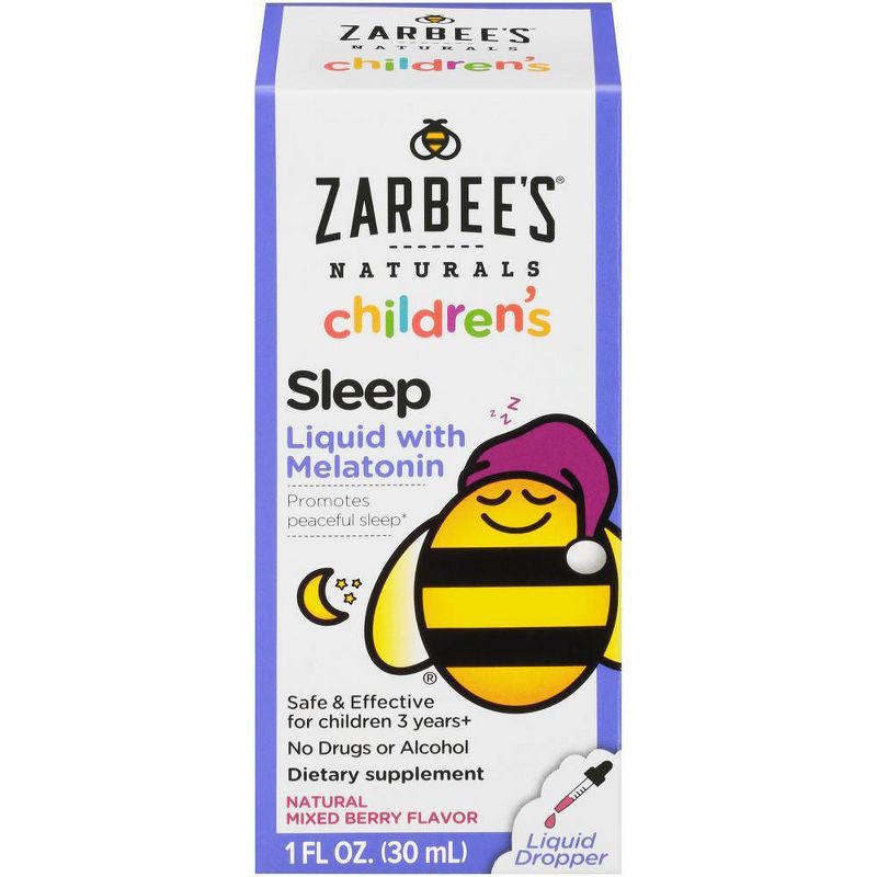 Zarbee's Naturals Children's Sleep Liquid with Melatonin - 1 fl oz