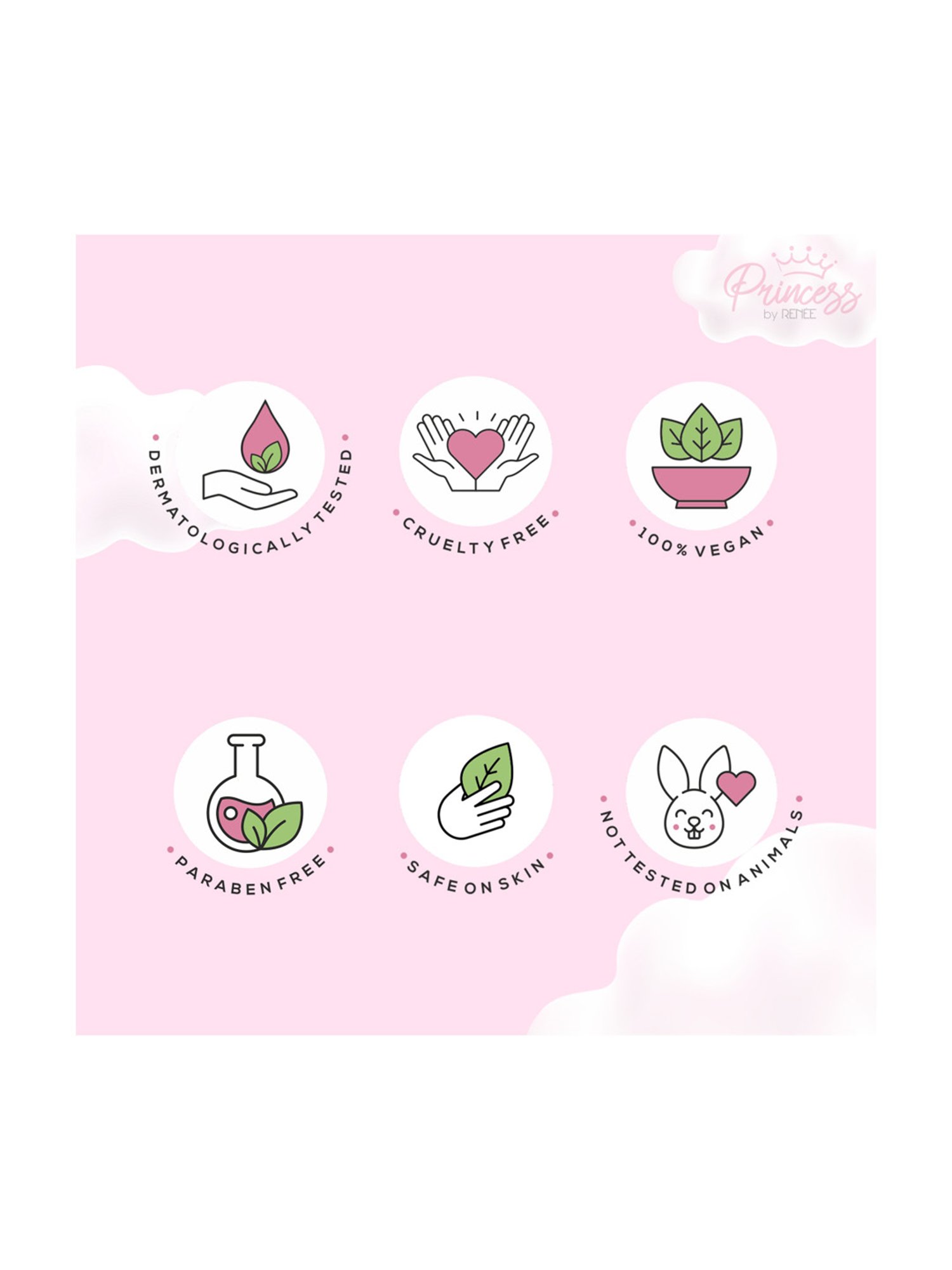 Princess By RENEE Bubbles Nail Paint Red Riddle - 5 ml